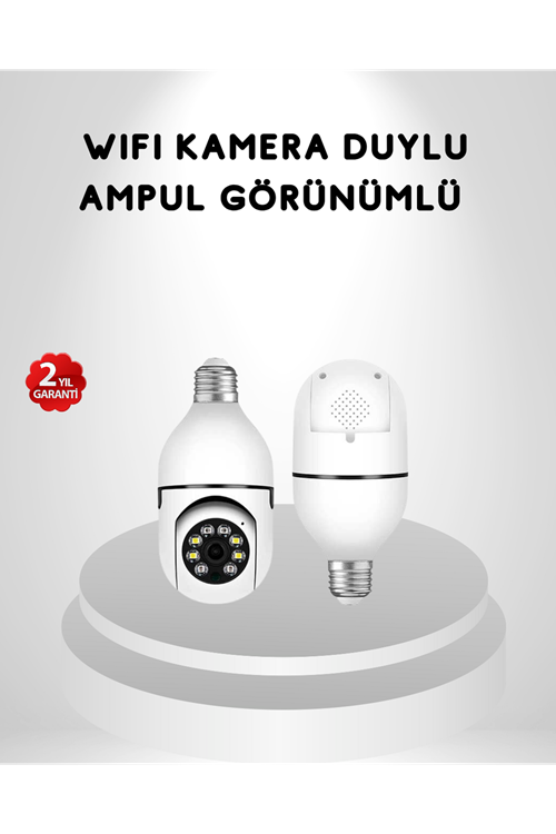 Akıllı Duylu 360° Güvenlik Kamerası – PTZ Özellikli, Uzaktan Kontrollü Akıllı Kamera