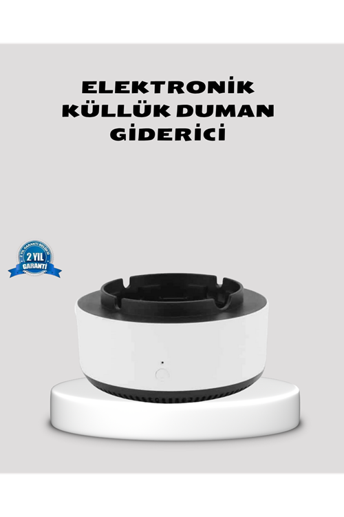 Hava Temizleyici Küllük – Sigara Dumanı Filtreli, Sessiz Çalışan, Şık Tasarım