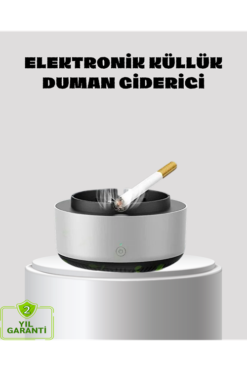 Küllük ve Hava Temizleyici 2’si 1 Arada – Sigara Kokusu Giderici, Araba ve Ofis İçin
