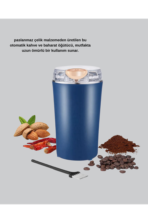 Otomatik Paslanmaz Çelik Kahve ve Baharat Öğütücü