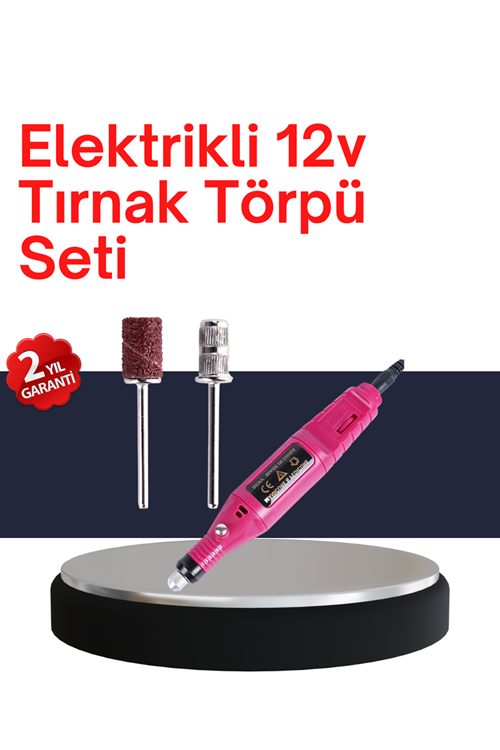 6 Uçlu Elektrikli Manikür Pedikür Seti