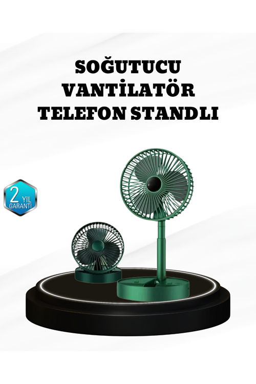 Taşınabilir Şarjlı Mini Fan – Katlanabilir Gövde, 3 Hız Kademesi