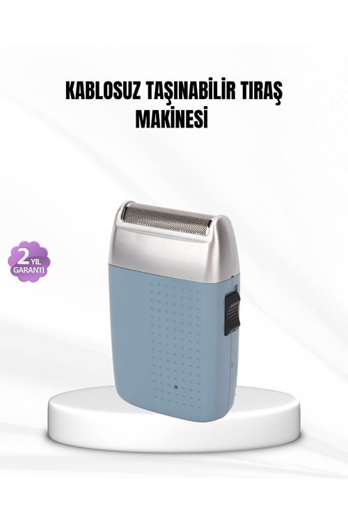 Taşınabilir Şarjlı Tıraş Makinesi – Kuru Kullanım, Özel Sakal Başlıkları