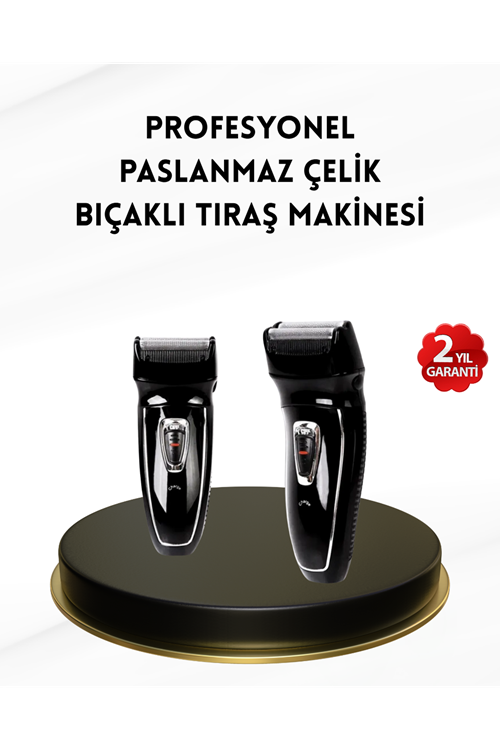 Uzun Pil Ömürlü Şarjlı Tıraş Makinesi – Hızlı Şarj, Ergonomik Tasarım, Çok Yönlü Kullanım