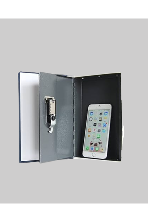 Gizli Kitap Kasa – Metal Gövdeli, Anahtarlı