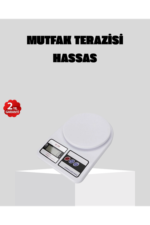 LCD Ekranlı Hassas Dijital Mutfak Terazisi – 5kg Kapasite, 1g Hassasiyet