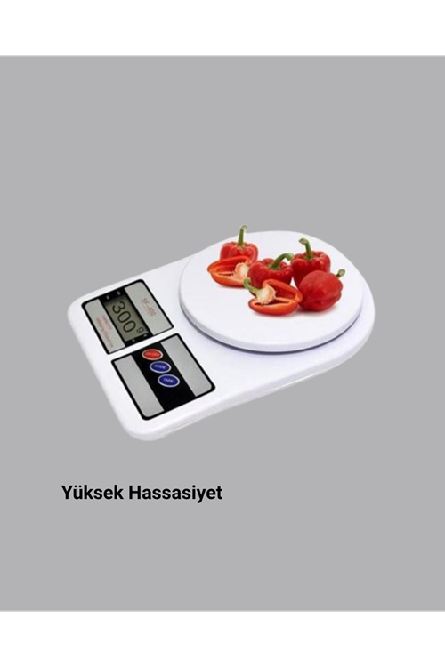 Hassas Dijital Mutfak Tartısı – 1g Doğruluk, LCD Ekran, Otomatik Kapanma