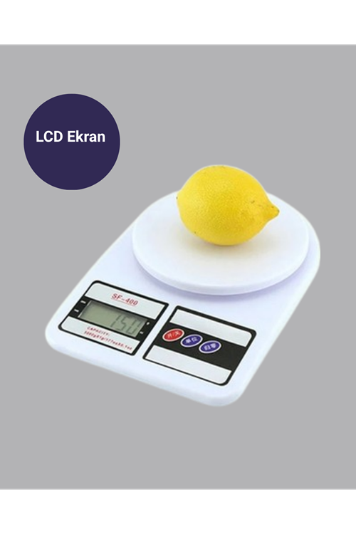 Hassas Dijital Mutfak Tartısı – 1g Doğruluk, LCD Ekran, Otomatik Kapanma