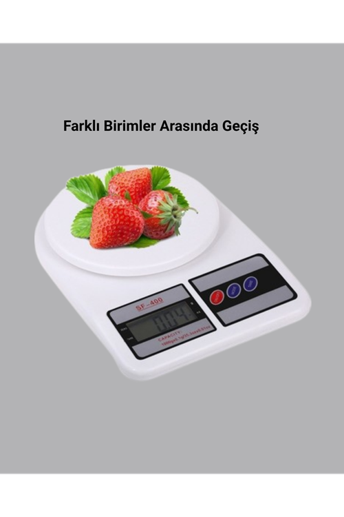 Hassas Dijital Mutfak Tartısı – 1g Doğruluk, LCD Ekran, Otomatik Kapanma