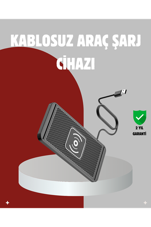 Hızlı Kablosuz Araç Şarj Cihazı – Manyetik Pad, Aşırı Isınma Korumalı