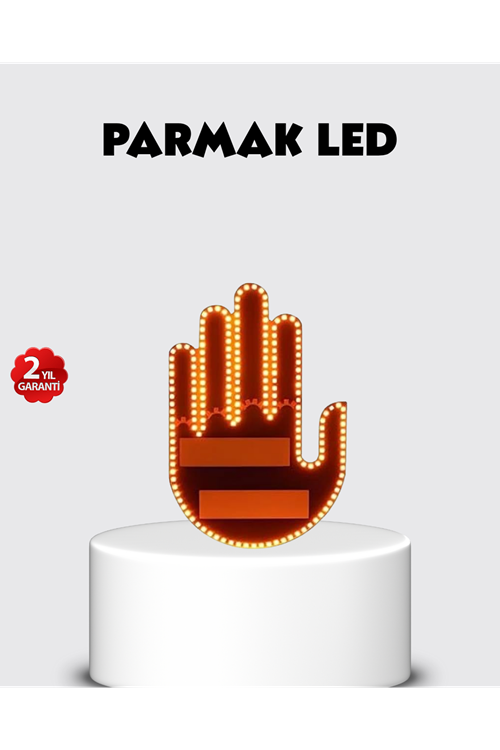 El Hareketiyle Kontrol Edilen 176 LED Amber Güvenlik Lambası