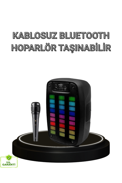 Bluetooth Hoparlör – Kablosuz Bağlantı, 2 Saat Müzik Süresi