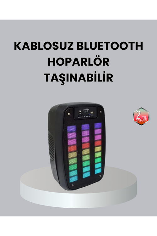Kablosuz Bluetooth Müzik Cihazı – 2 Saat Batarya Süresi, Şık ve Taşınabilir