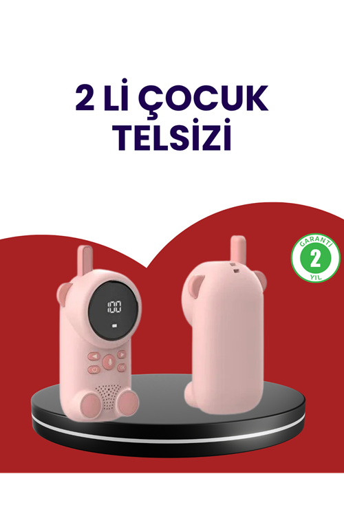 Uzun Menzilli Bebek Telsizi – VOX Modlu, Renkli LCD Ekranlı