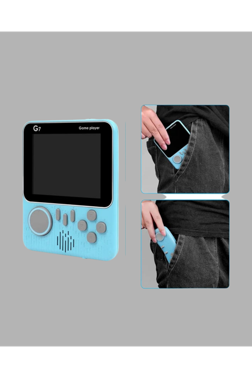 666 Oyunlu Retro Mini Oyun Konsolu – 3.5" LCD Ekran ve Çift Kişilik Oyun