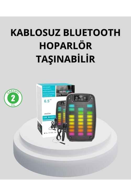 Bluetooth Bağlantılı Taşınabilir Müzik Cihazı – 2 Saat Kesintisiz Müzik