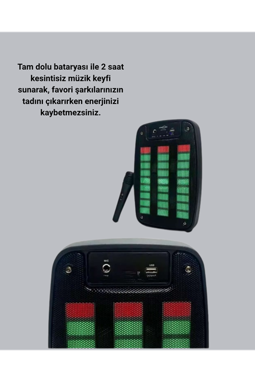 Bluetooth Bağlantılı Taşınabilir Müzik Cihazı – 2 Saat Kesintisiz Müzik