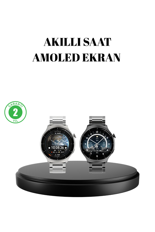 Akıllı Saat NFC – Bluetooth Arama ve Kablosuz Şarj Özellikli
