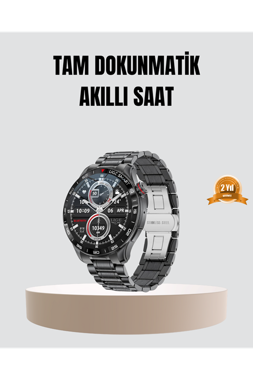 100mAh Şarjlı Akıllı Saat – Mesaj Bildirimi, Müzik Kontrolü ve Ergonomik Tasarım