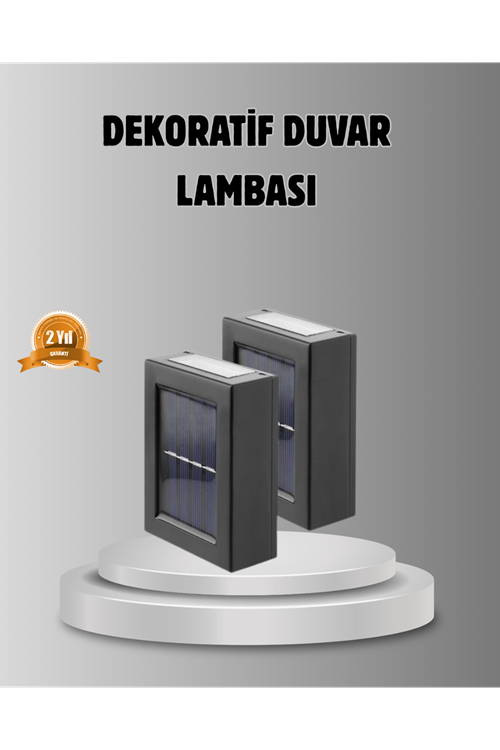 Güneş Enerjili 6 LED Solar Lamba – Fotoselli, Su Geçirmez ve Çevre Dostu Bahçe Işığı