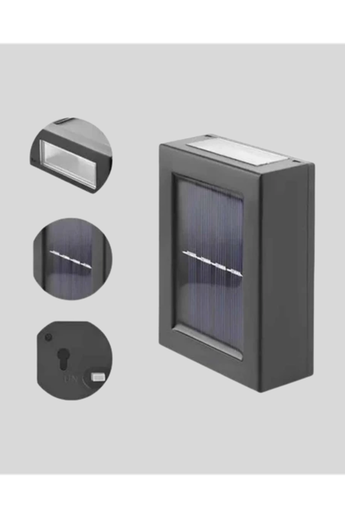 6 LED Güneş Enerjili Sensörlü Lamba – Akıllı Işık Sensörlü, Enerji Tasarruflu Bahçe Aydınlatma
