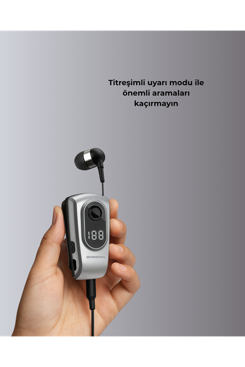 Dijital Ekranlı Bluetooth Kulaklık – Titreşimli Bildirim, 25 Saat Kullanım