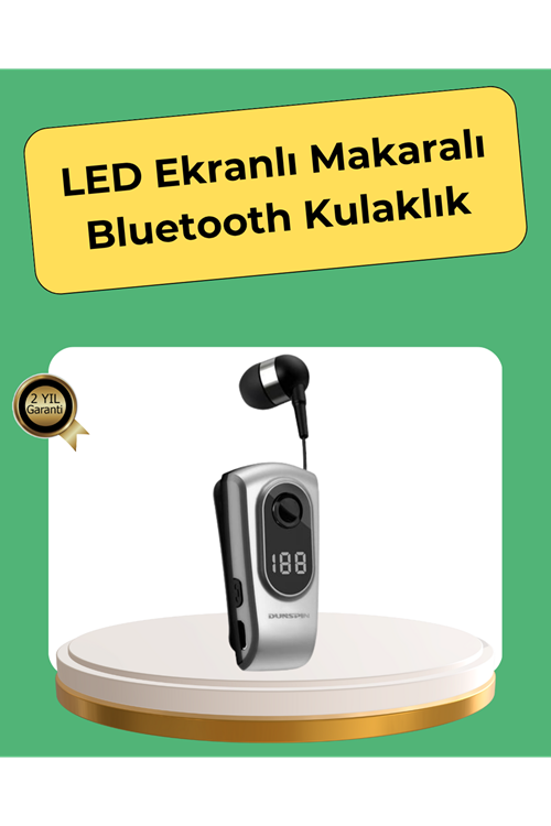 Kablosuz Bluetooth 5.2 Kulaklık – Titreşimli Uyarı ve Uzun Pil Ömrü