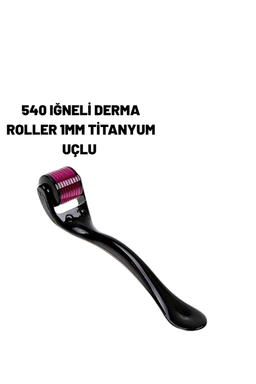 Ev Tipi Mikro İğneli Cilt Bakım Aleti – 1 mm Titanyum Roller