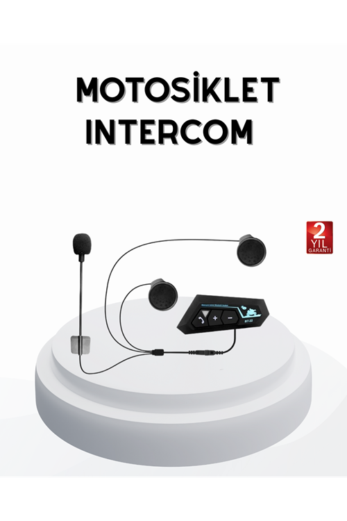 BT22 Kablosuz Kask Kulaklığı – Bluetooth 5.0, Intercom, Su Geçirmez ve Uzun Ömürlü Batarya