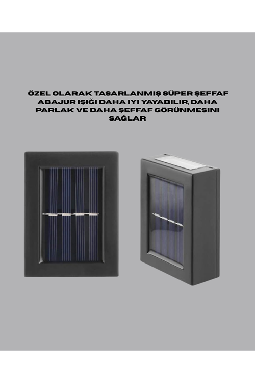 Dış Mekan Güneş Paneli ile Aydınlatma Lambası