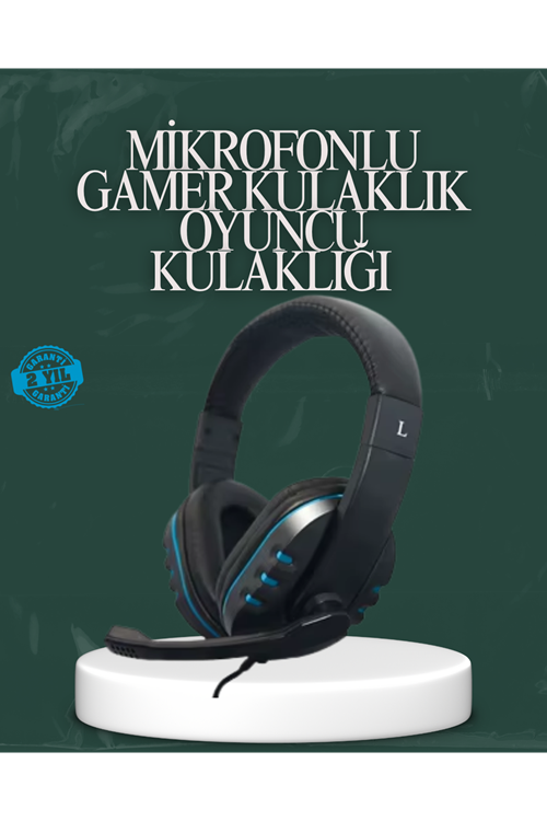 Kablolu Gaming Headset – Net Ses Ayrımı ve Ayarlanabilir Konfor