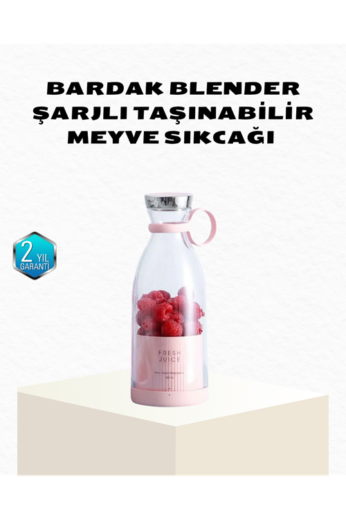 Kablosuz Taşınabilir Mini Blender – USB Şarjlı, 1200mAh