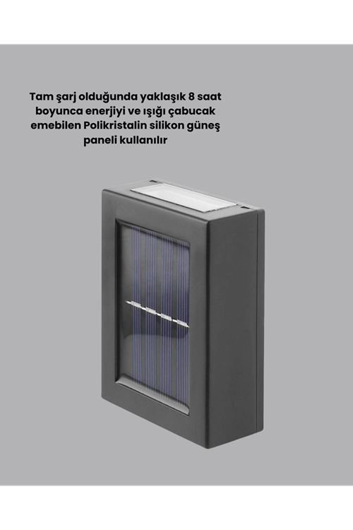 Suya Dayanıklı Güneş Enerjili Bahçe Lambası
