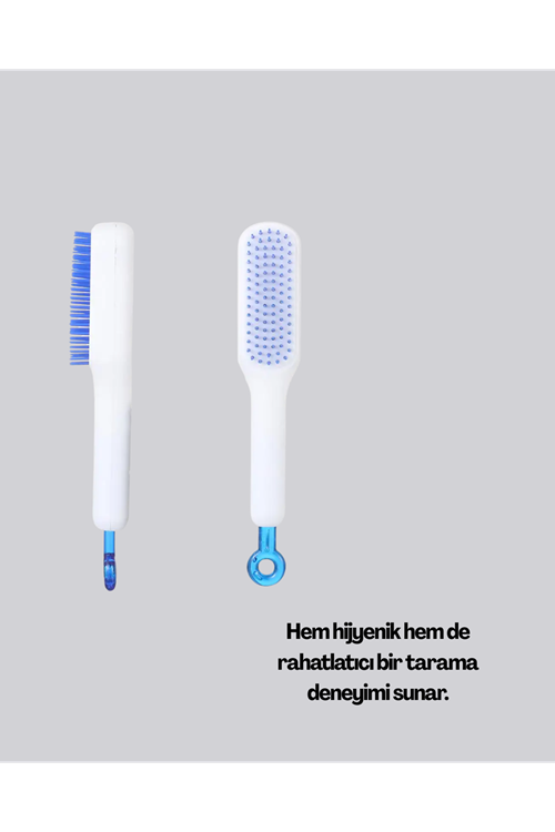 Pratik Mekanizmalı Saç Tarağı – Kendi Kendini Temizler, Taşınabilir