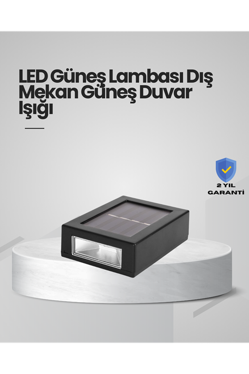 Güneş Enerjili LED Duvar Aydınlatması