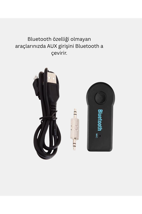 Bluetooth Araç Kiti AUX MP3 Çalar Kablosuz Eller Serbest Cihaz
