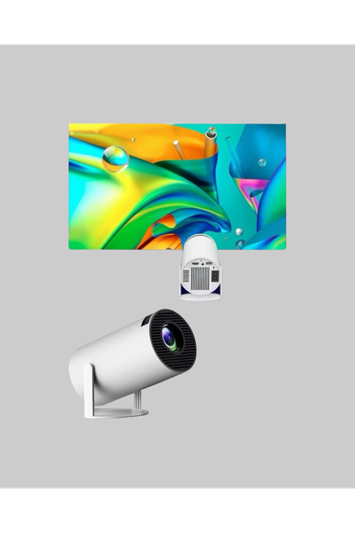 Full HD 4K Destekli Akıllı Projeksiyon – 130 inç Ekran, Uzun Ömürlü Ampul ve Çoklu Giriş