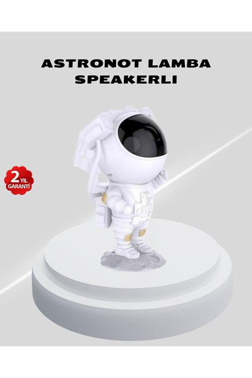 Astronot Yıldız Projeksiyon Lambası 8 Efektli Uzaktan Kumandalı Gece Işığı