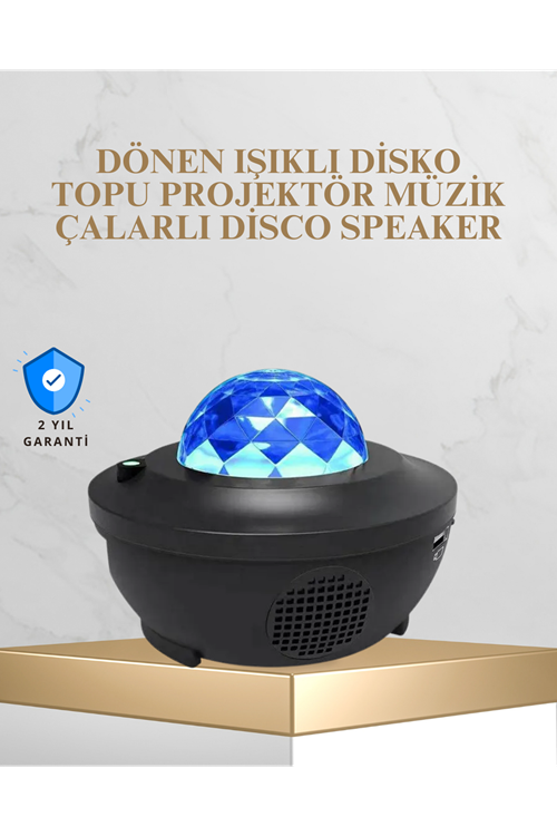 Bluetooth & USB Müzik Çalar Gece Lambası – 50 m² Kapsama, Uzaktan Kumanda