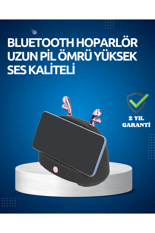 Akıllı Kablosuz Telefon Tutucu ve Stereo Hoparlör – Kolay Kullanım ve Yüksek Ses Kalitesi
