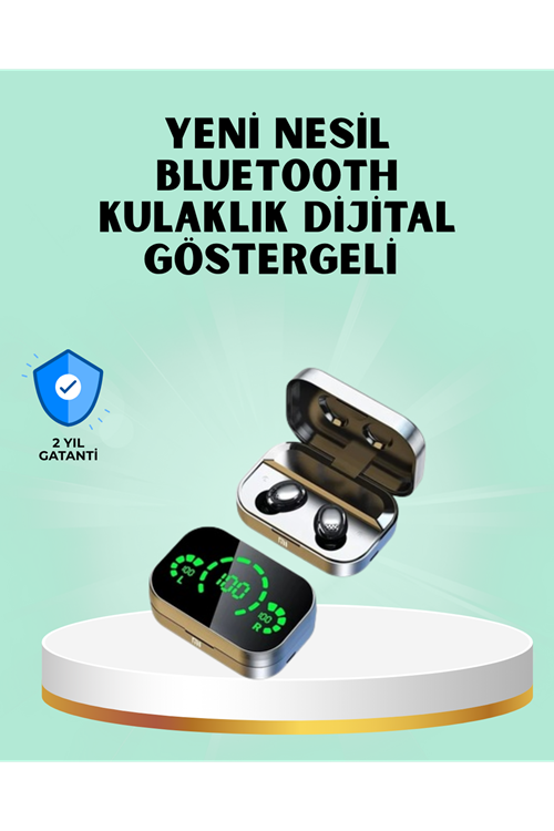 Metal Kasa Bluetooth Kulak İçi Kulaklık – Net Çağrı, Güçlü Bağlantı