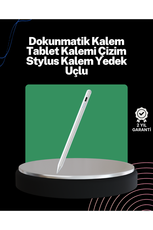 Akıcı Yazı ve Çizim için Eğim Sensörlü Dijital Kalem – 20 Saat Kesintisiz Kullanım