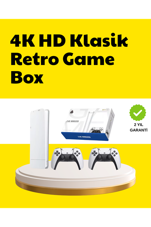 2 Kablosuz Kollu HDMI Uyumlu M15 Oyun Konsolu