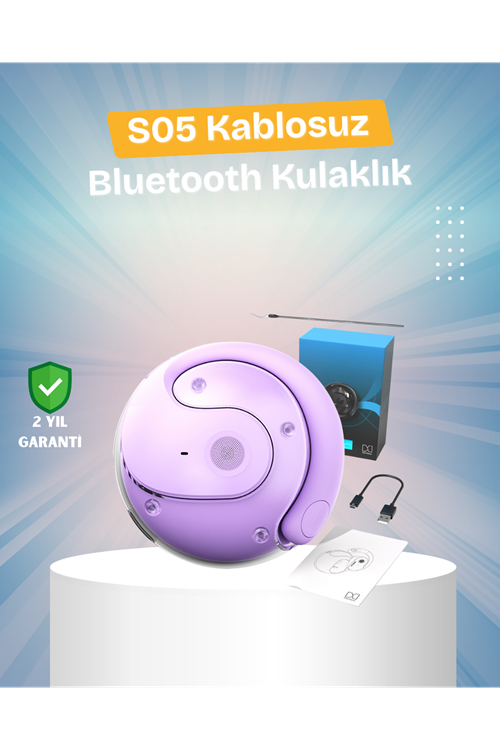 S05 Kablosuz Kulaklık – Küçük Kulak Yapılarına Uygun, Kayma Yapmayan Tasarım