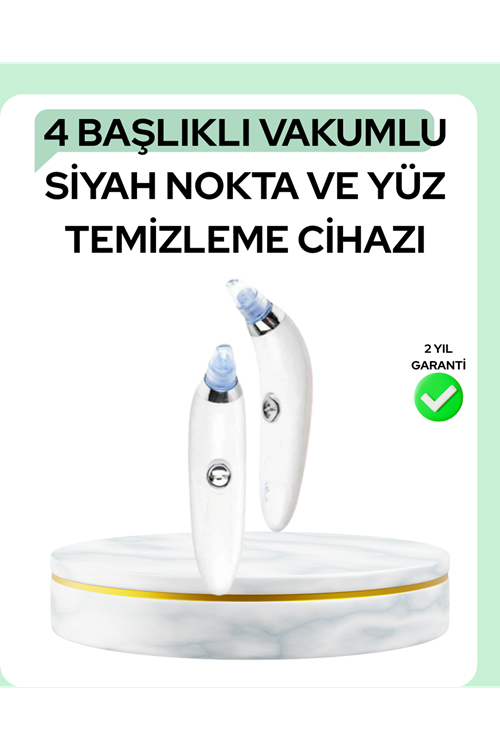 Gözenek Açıcı Buhar Etkili Vakumlu Siyah Nokta Temizleyici – Farklı Cilt Tiplerine Uygun