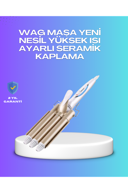 Hızlı Isınan Şarjlı Saç Kıvırıcı Maşa