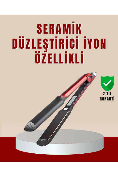 Profesyonel Saç Düzleştirici – 360° Döner Kablo ve Kompakt Tasarım