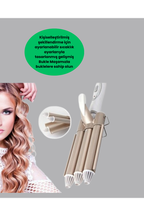 Bukle Saç Maşası – Kolay Kullanım, Sağlıklı Bukleler yüksek ısılı