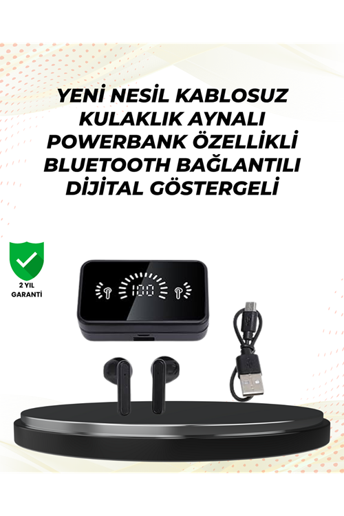 Bluetooth 5.1 Destekli  bluetooth kulaklık – ANC ve Stereo Sesli