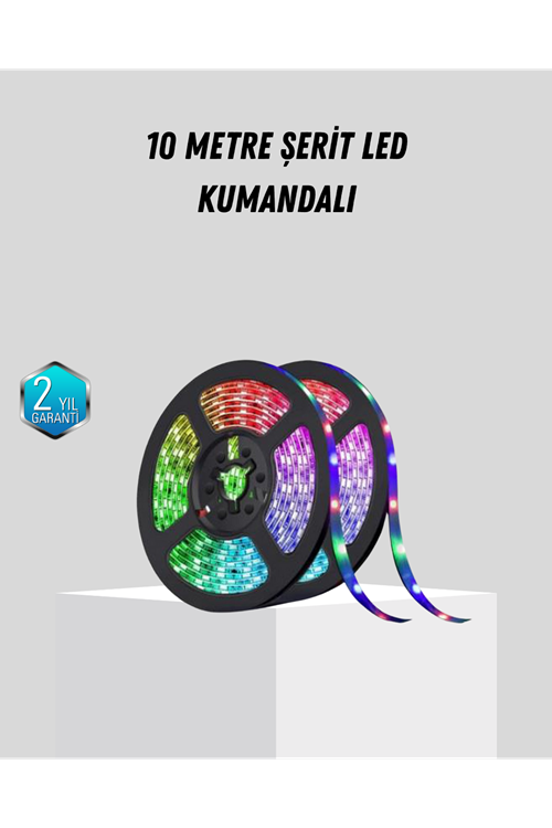 Smart Şerit LED Işık – Uzaktan Kumandalı, USB Girişli, Müzik Modlu